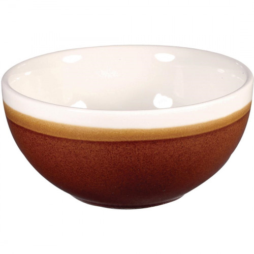 Churchill Monochrome Cinnamon Brown Soup Bowl - 16oz (Box 12) (Direct)