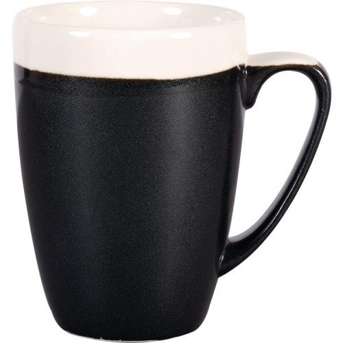 Churchill Monochrome Onyx Black Profile Mug - 12oz (Box 12) (Direct)