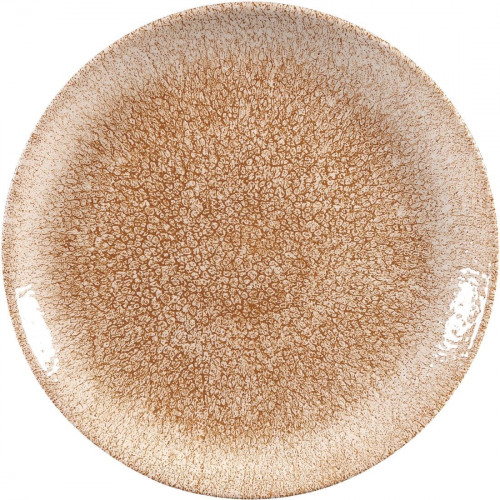 Churchill Raku Garnet Orange Evolve Coupe Plate - 8.67" (Box 12) (Direct)