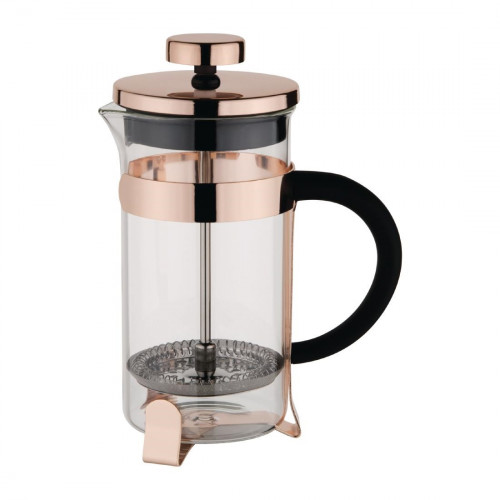Olympia Copper Contemporary Cafetiere St/St - 3 cup 350ml
