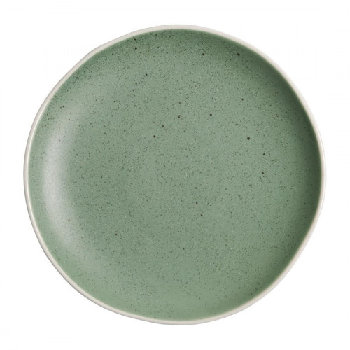 Olympia Chia Green Plate - 205mm 8" (Box 6)