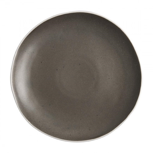 Olympia Chia Charcoal Plate - 270mm 10.6" (Box 6)
