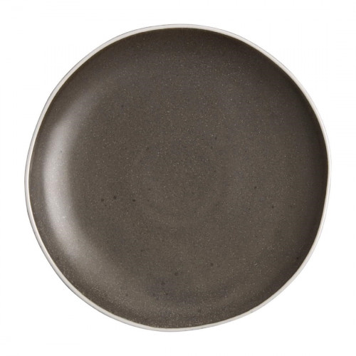 Olympia Chia Charcoal Plate - 205mm 8" (Box 6)
