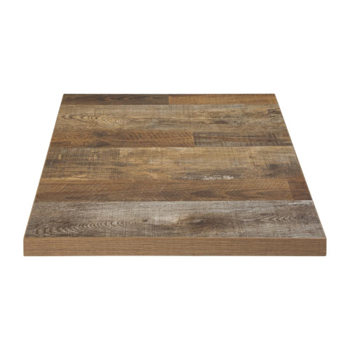Bolero Pre-drilled Square Table Tops Urban Dark