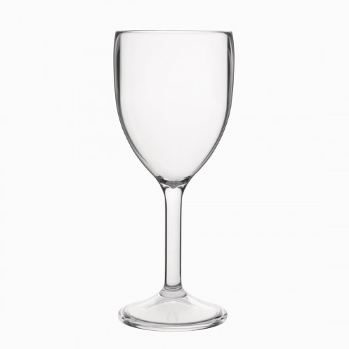 Kristallon Polycarbonate Wine Glass - 300ml 10oz (Box 12)