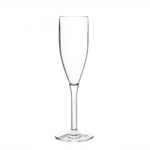 Kristallon Polycarbonate Champagne Flute - 210ml 7oz (Box 12)