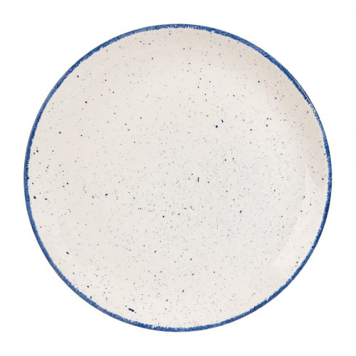 Churchill Stonecast Hints Blueberry Indigo Coupe Plate 11 1/4" (Box 12) (Direct)