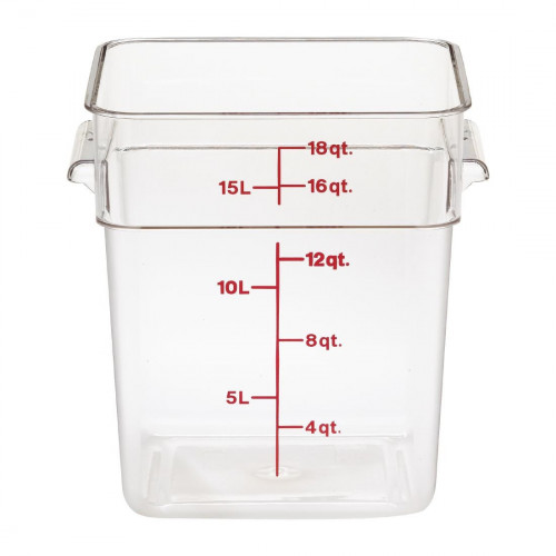Cambro Polycarbonate Square Container - 17.2Ltr