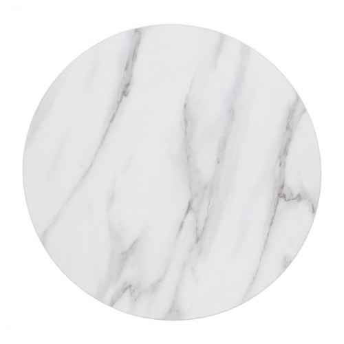 Bolero 48mm Table Top (600mm Round) - Marble Effect