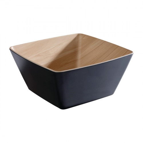 APS Frida Bowl 250x250x75 h120 Wood/Black (B2B)