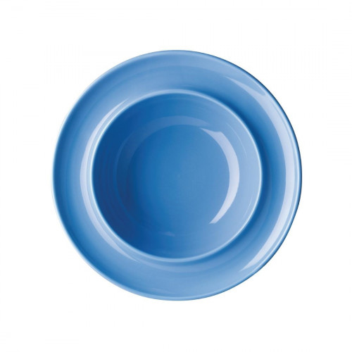 Olympia Heritage Blue Raised Rim Bowl - 8" (Box 4)