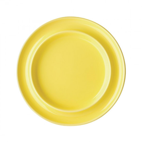 Olympia Heritage Yellow Raised Rim Plate - 8" (Box 4)