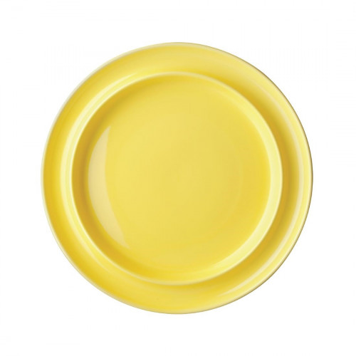 Olympia Heritage Yellow Raised Rim Plate - 10" (Box 4)