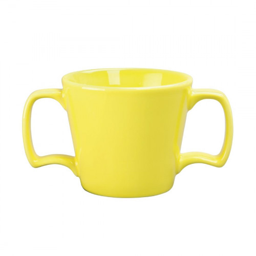Olympia Heritage Yellow Double Handled Mug - 10oz (Box 6)
