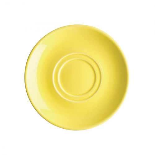 Olympia Heritage Yellow Double Well Saucer - (Box 6)