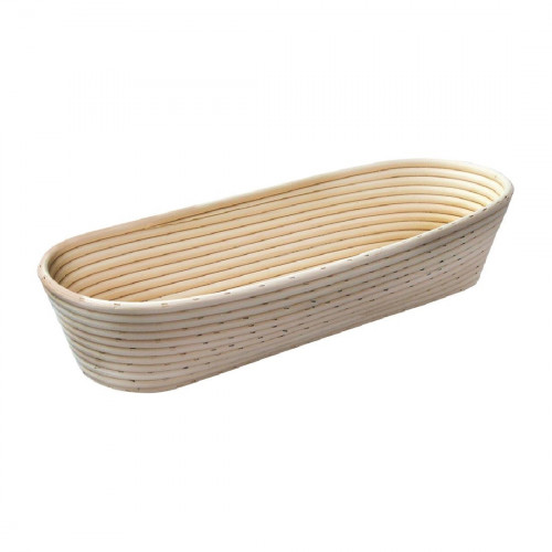 Schneider Rattan 1.5kg Bread Proofing Long Basket - 430x130mm