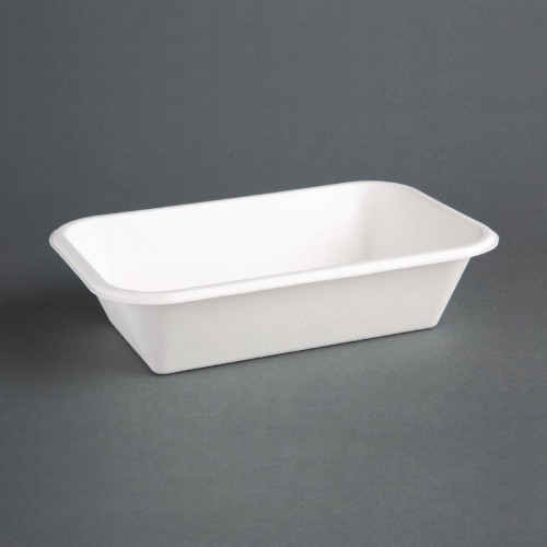 Fiesta Green Compostable Tray - 32oz 215x140x37mm (Pack 50)
