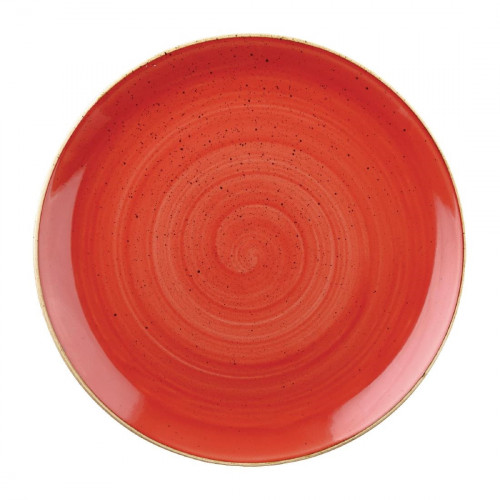 Churchill Stonecast Coupe Bowl Berry Red (Box 12) 182mm (Direct)