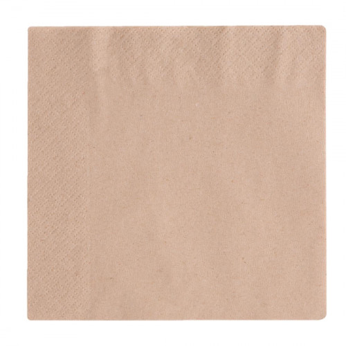 Vegware 33cm 2-ply unbleached Napkin (Case 6000)