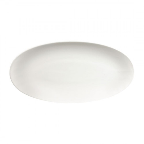 Churchill Super Vit White Oval Chefs Plate 13 3/4x6 3/4" (Box 6) (Direct)