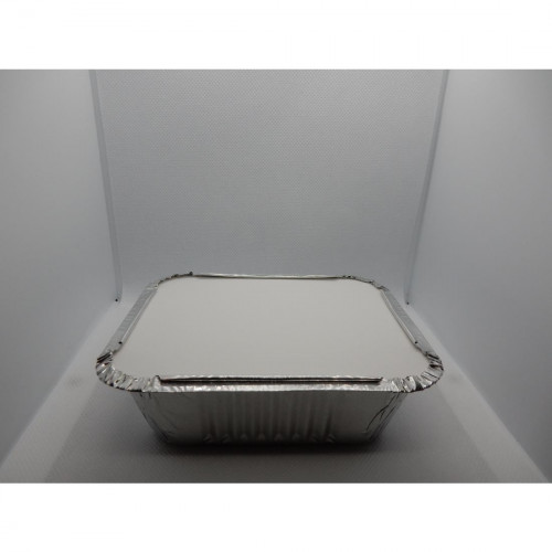 White Lid for DY198 16oz Foil Container - 140x116mm (Pack 1000)