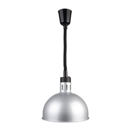 Retractable Dome Heat Shade - Silver Finish