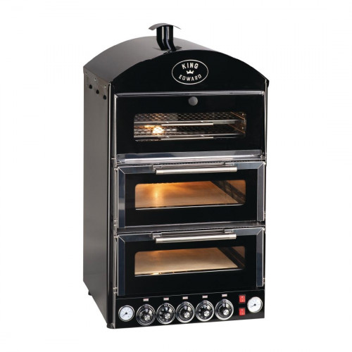 King Edward Pizza King Double Oven with Warmer (Direct)
