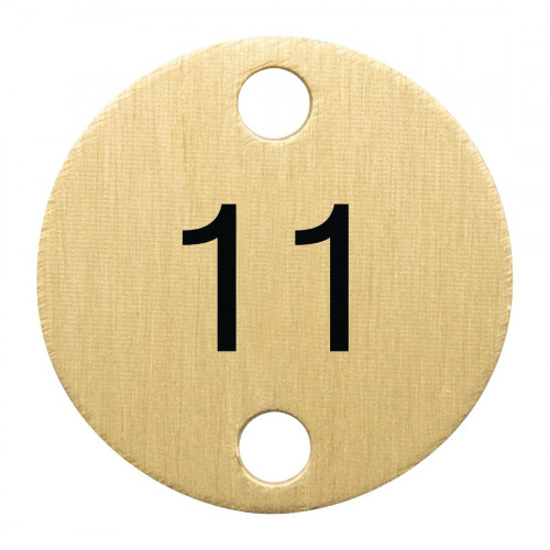 Bolero Table Numbers Bronze (10-15)