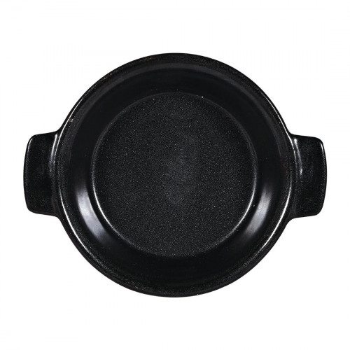 Art De Cuisine Black Igneous Individual Dish - 4 3/4" (Box 6) (Direct)