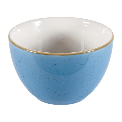 Churchill Stonecast Cornflower Blue Sugar Bowl - 8oz (Box 12) (Direct)