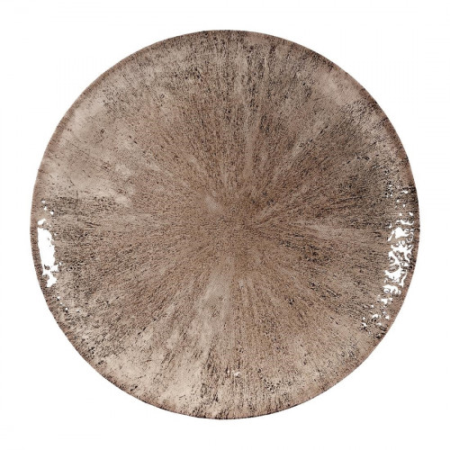Churchill Stone Zircon Brown Evolve Coupe Plate - 11 1/4" (Box 12) (Direct)