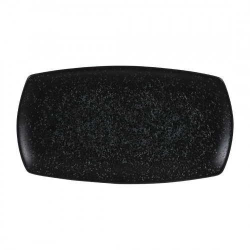 Menu Shades Caldera Ash Flat Rectangle Plate - 14x7 1/2" (Box 6) (Direct)