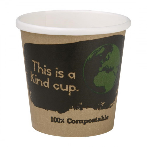 Fiesta Green PLA Hot Cups - 4oz (Box 1000)