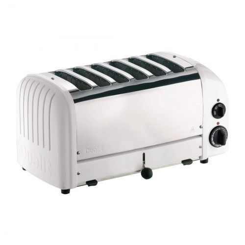 Dualit 6 Slot Toaster White (M)