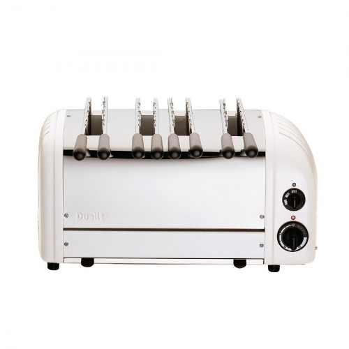 Dualit - White 4 Slot Sandwich Toaster (M)