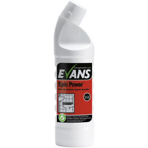 Evans Epic Power Toilet Cleaner Per 1Litre (A174AEV) - Available to order