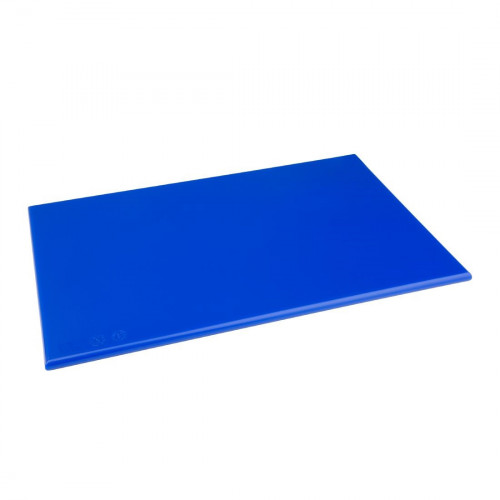 Hygiplas Anti-bacterial High Density Chopping Board Blue - 18x12x1/2"