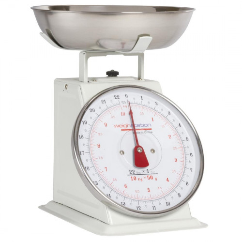 Weighstation Kitchen Scale Bowl Top 10kg/22lbs - Gradation 50g/1oz