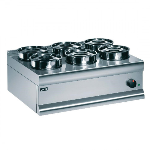 Lincat Bain Marie Dry Heat 290Hx750Wx600D 6 S/S Containers (Direct)