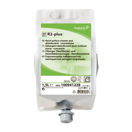 Diversey Room Care R2-plus Multi-Surface Concentrated Pouch (2x1.5Ltr)