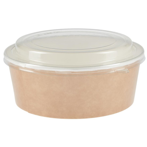 Colpac Kraft Multi Food Pot & Lid - 1000ml 35oz (Pack 150)