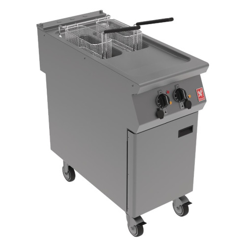 Falcon Electric Twin Pan Fryer on Castors E9342 (Direct)