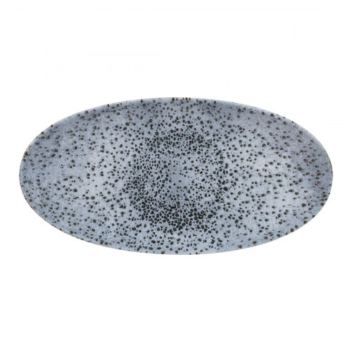 Mineral Blue Chefs' Oval Plate - 34.7x17.3cm 13 5/8x6 3/4" (Box 6) (Direct)