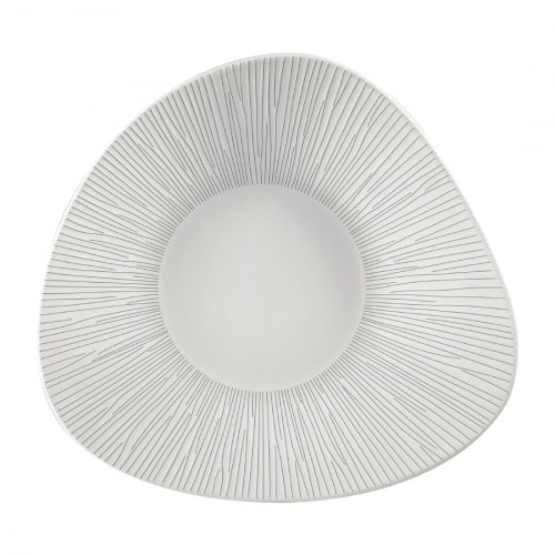 Churchill Bamboo Triangle Shallow Bowl 272x267mm 10 3/4x10 1/2" (Box 12)(Direct)