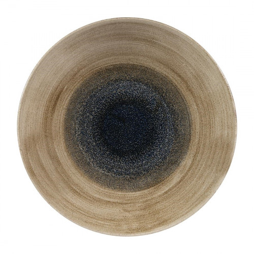 Churchill Stonecast Aqueous Blue Deep Coupe Plate - 281-37mm 11"(Box 12)(Direct)