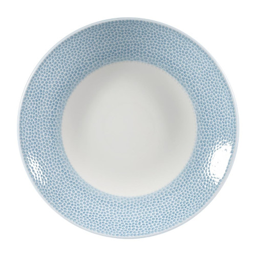 Churchill Isla Spinwash Ocean Blue Deep Coupe Plate 255x35mm 10"(Box 12)(Direct)