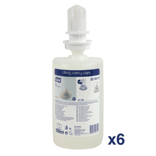 Tork Mild Foam Soap (6x1Ltr)