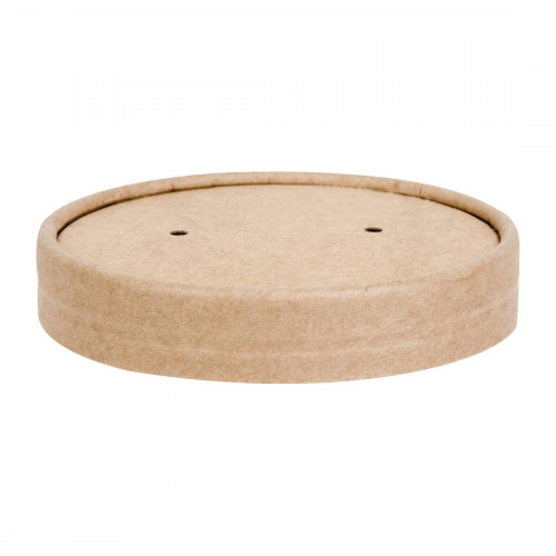 Fiesta Recyclable Soup Container Lid 118mm to fit FP478 FP479 (Pack 500)
