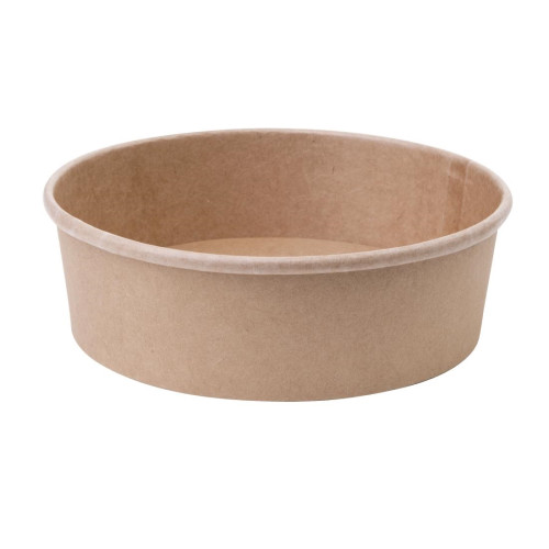 Fiesta Green Round Kraft Salad Bowl - 500ml 18oz (Pack 300)
