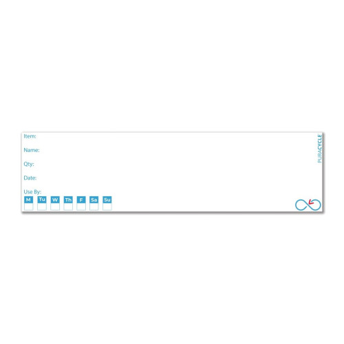 PuraCycle Reusable Day Bottle Labels (Pack 25)